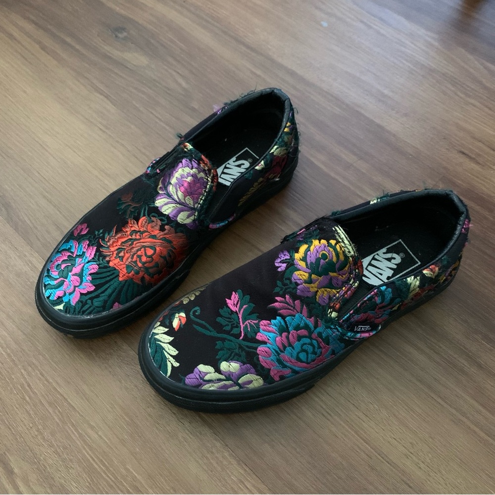 Vans Floral Slip-On Sneakers